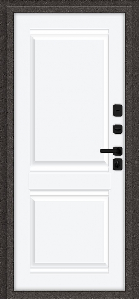 Товар Дверь Thermo Некст МФ/SBlack Старк шоколад/White Silk BR6219