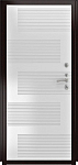 Дверь ДвериПРО Модель L-49 ФЛ-185 (10мм, ПВХ ясень белый) DPRO195576 фото