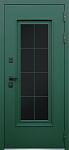 Дверь Олимп с Окном и Английской Решеткой Терморазрыв 3К DIS007262 фото